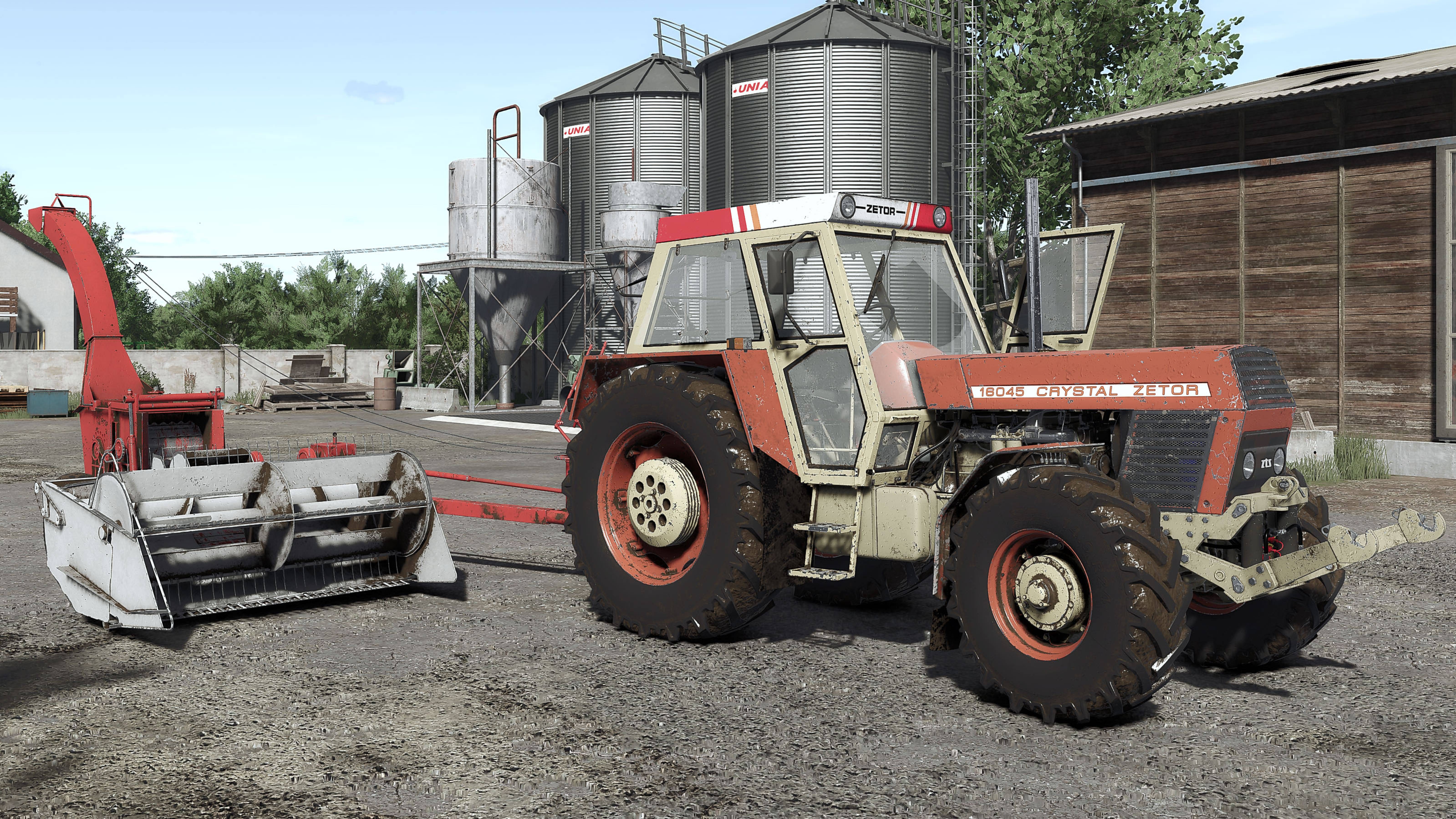 Farming Simulator 25 / Заготовка кормов Zetor Crystal 16045, Zetor 16145, Orkan PFMZ - Z305 смотреть онлайн