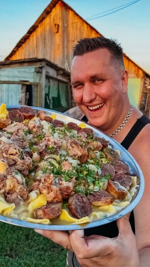 БЕШБАРМАК В КАЗАНЕ