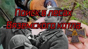 Поиск в лесах Вяземского котла, не густо но интересно.