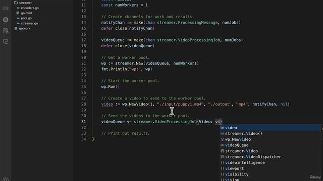 102 - Sending videos to the worker pool смотреть онлайн