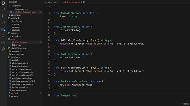 30 - Creating an Abstract Factory смотреть онлайн