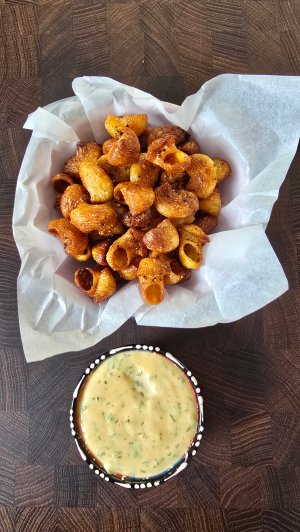 Хрустящие макароны