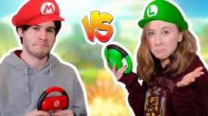 БИТВА на РУЛЯХ на Нинтендо Свитч, Парень VS Девушка в Mario Kart 8 deluxe на Nintendo Switch + ВЕБКА