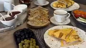 Завтрак для всей семьи...🌮🥞😋    Рецепт в описании ✍️