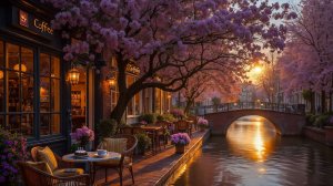 Летний Джаз у Канала | Спокойная Музыка на Закате для Отдыха и Вдохновения