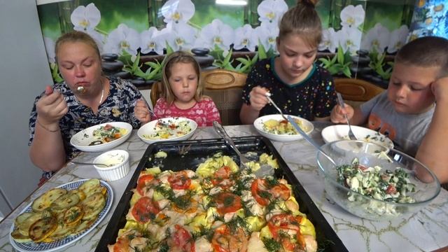 мукбанг. Наконец-то жара чуток спала, и мы к вам вернулись смотреть онлайн