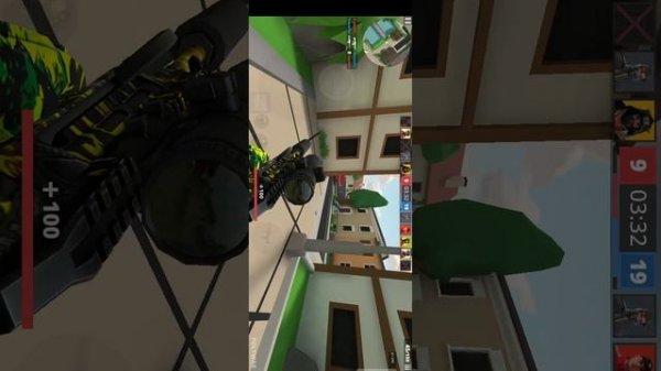 Играю в командный бой в polywar