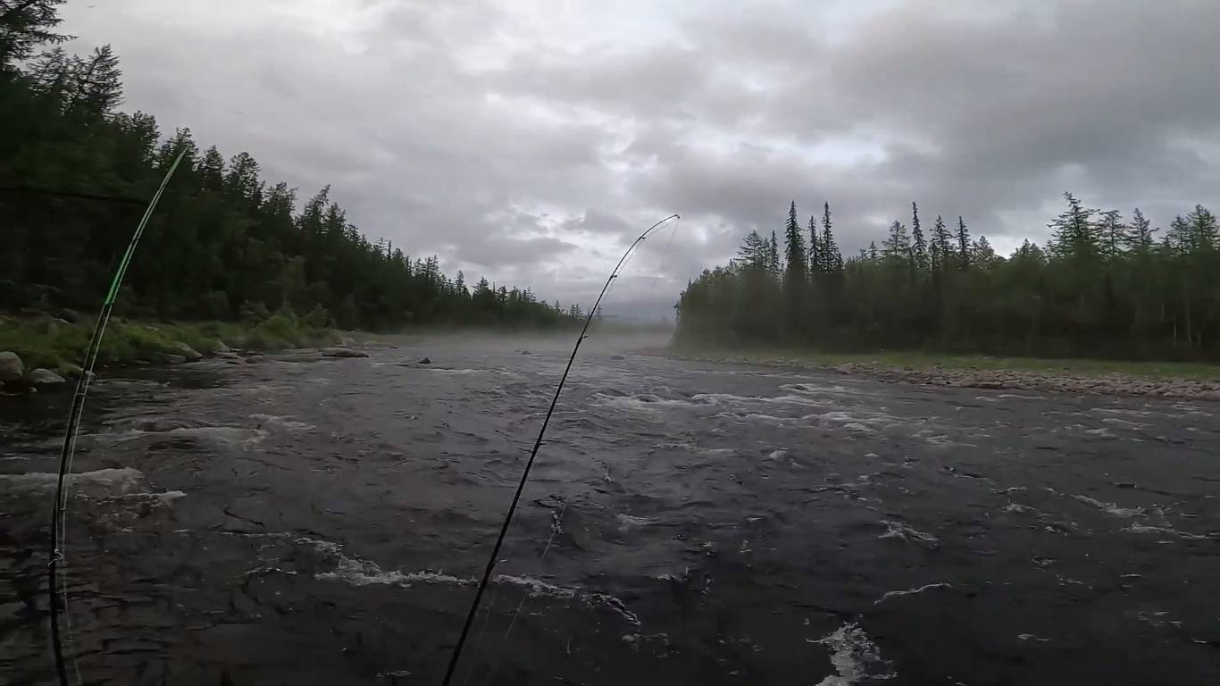 Рыбалка на реке Северная. Ловля хариуса на спиннинг. Часть первая. смотреть онлайн