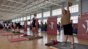 Спортивные Игры Манчаары XXll 08.07.2025 г. Девушки, рывок гири 16 кг,весовая категория свыше 60 кг.