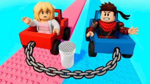 Эволюция испытаний машинок на цепях в Chained Cars Роблокс !