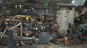 Как снять ремень MAN TGA, двигатель D2876