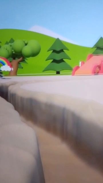 синий трактор канава