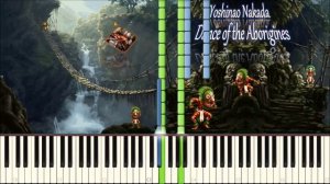 Ёсинао Накада - Танец дикарей (piano tutorial) [НОТЫ + MIDI]