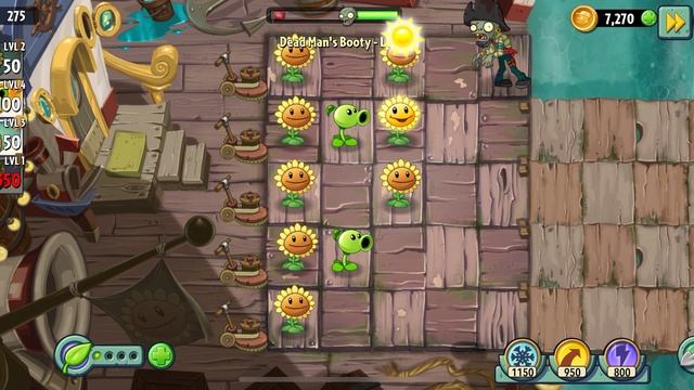 Растения против зомби, пираты доп уровень смотреть онлайн