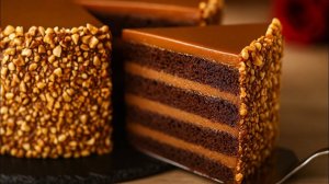 «ТОРТ-БОМБА! Мегашоколад с карамелью — простой рецепт!»