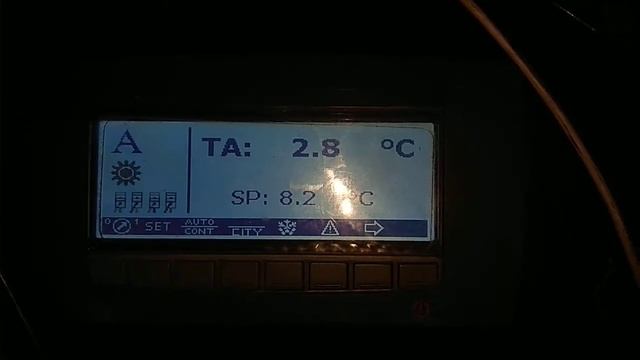 Ошибка А10 рефрежератор Zanotti на базе фургона МАЗ