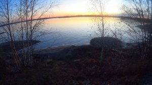 3-Я Проверка сеток.Чуть не упал в воду,но вытащил всю рыбу на берег!