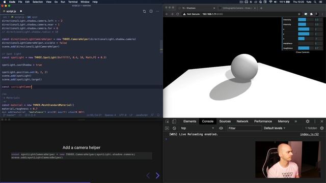 [Bruno Simong ] Three.js Journey 15 — Shadows