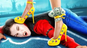 Кто убил вампира? Бедная vs Богатая vs Гига Богатая девушка! Мой парень вампир?