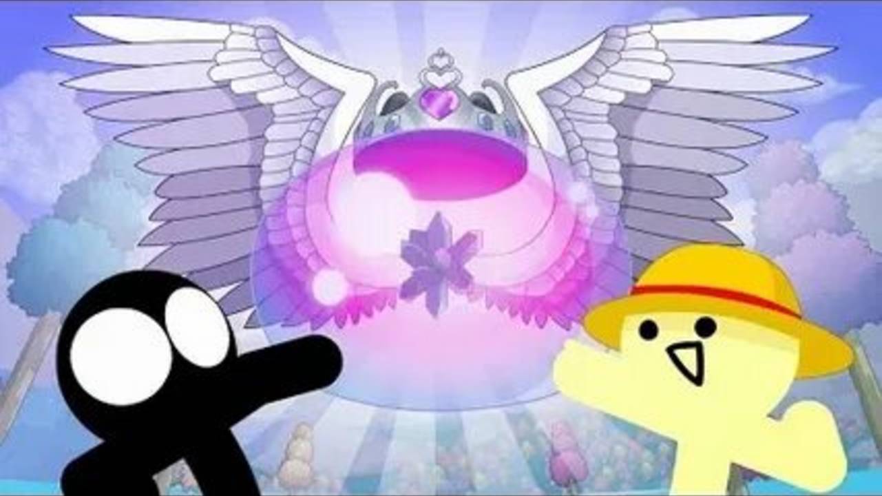 Stickmen Vs Queen Slime - Terraria (Animation)