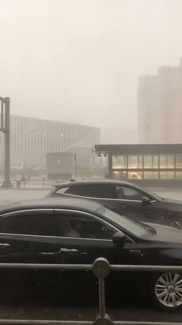 Москва уходит под воду: лютейший ливень с градом затопил Патриаршие пруды и обрушил деревья. смотреть онлайн