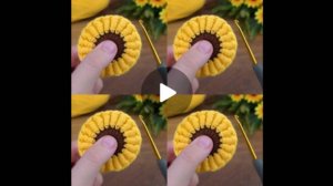 Круглый мотив крючком #всевжизнисвязано #вязаниекрючком