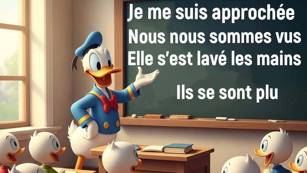 Согласование французских возвратных глаголов в Прошедшем составном времени (Passé composé) смотреть онлайн