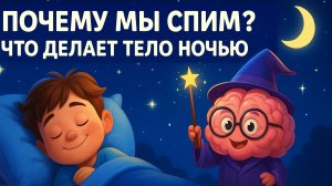 Что делает наше тело, пока мы спим? Удивительные факты о сне для детей!