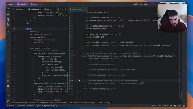 34. Creating Unit Tests for RPCs - Part 2 (Streaming) смотреть онлайн