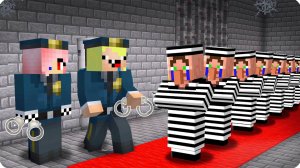 😈 Я АРЕСТОВАЛА ВСЕХ ЖИТЕЛЕЙ в МАЙНКРАФТ! НУБИК ПОЛИЦЕЙСКИЙ