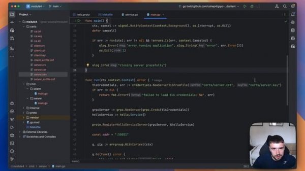 17. Implementing Server-side TLS in gRPC
