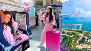 Vlog из САМОЛЕТА лечу на ХАЙНАНЬ 🥳