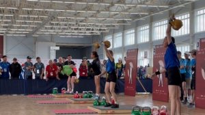 Спортивные Игры Манчаары XXll 08.07.2025 г. Девушки ,рывок гири 16 кг, весовая категория до 60 кг.