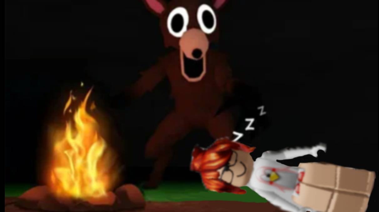 Выживаю в 99 ночей в лесу. Вылетело. Оказалось мертва #роблокс#пакетик#игра