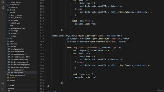 86 - Writing the necessary javascript to call our back end смотреть онлайн