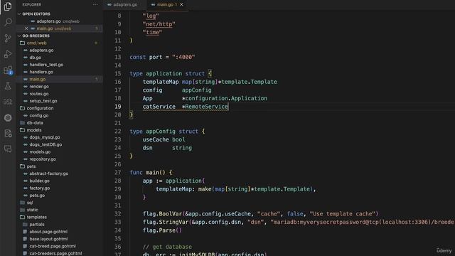 67 - Adding the Adapter to our application config смотреть онлайн