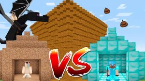 НУБЫ СТРОЯТ ЗАЩИТУ ОТ ЦУНАМИ ИЗ КАКАШЕК! ВЫЖИВАНИЕ, ТРОЛЛИНГ И СМЕШНЫЕ ЛОВУШКИ В MINECRAFT!