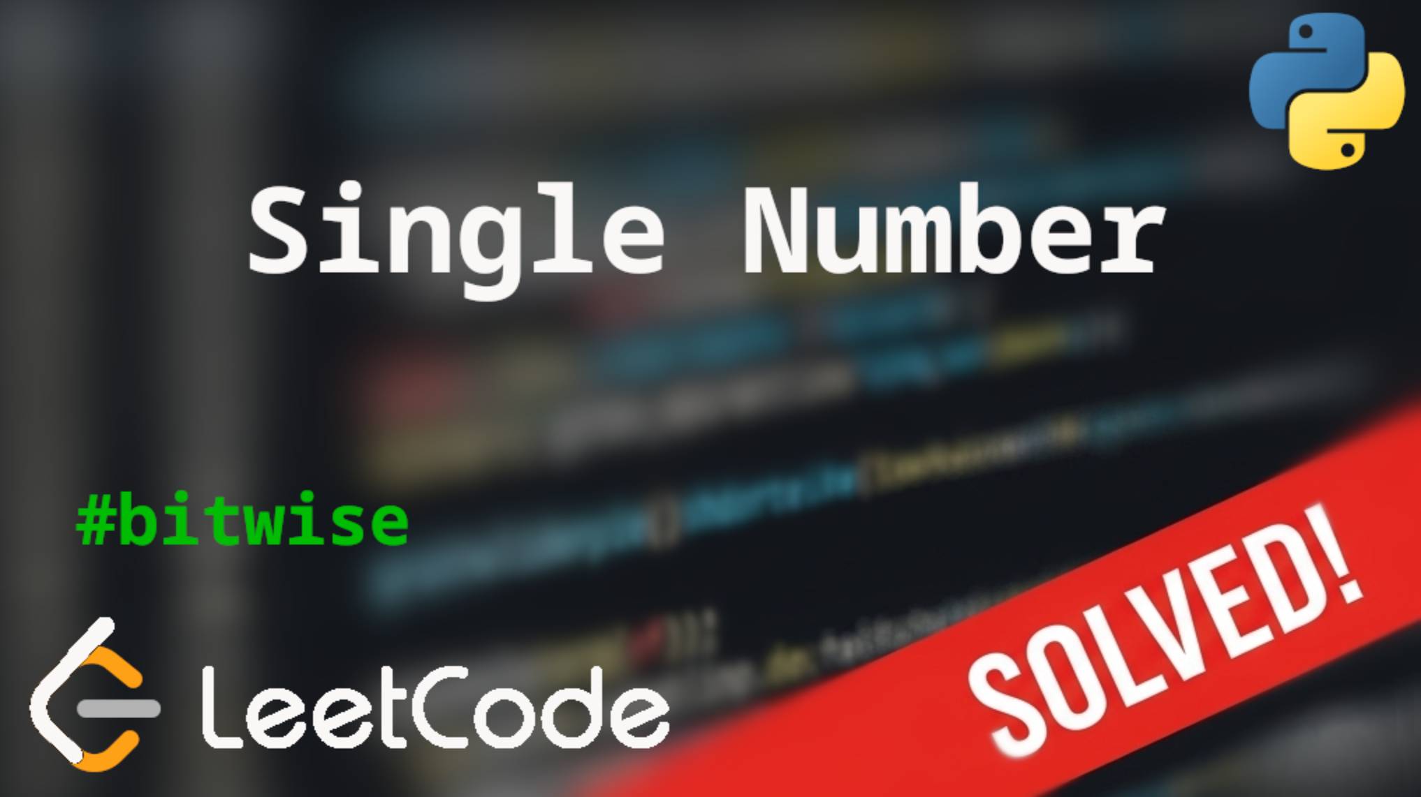 136 Single Number | Подробное решение | LeetCode смотреть онлайн