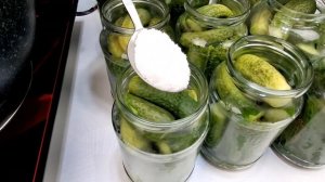 Маринованные ОГУРЦЫ НА ЗИМУ-1 и 1.5 Литровых Банках! Проверенный временем рецепт!