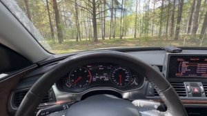 Стук чего то там Ауди А6 С7 дорест