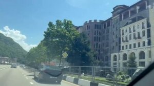 Дорога на курорт Красная поляна