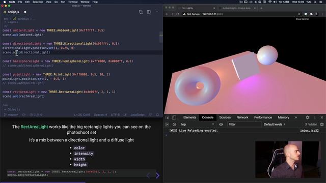 [Bruno Simong ] Three.js Journey 14 — Lights