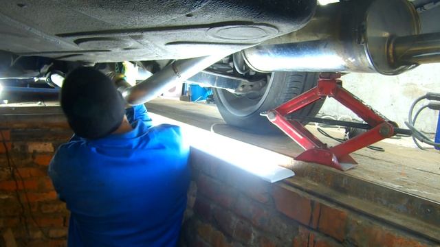 Варим выхлоп на CLK-208