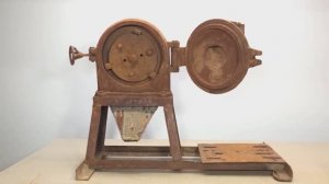 Реставрация ржавой ручной мельницы