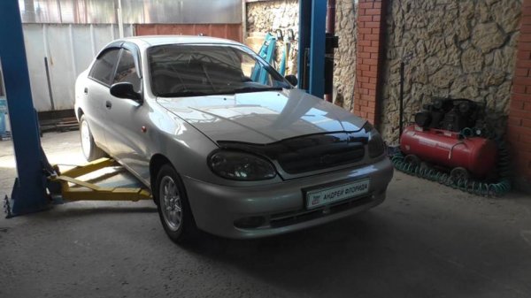 Промывка системы охлаждения на Chevrolet Lanos Шевроле Ланос 2008 года