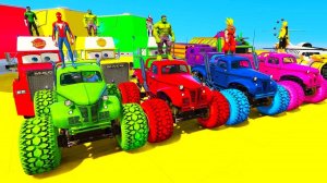 Супер гонки машины, мотоциклы, грузовики, гидроциклы — мультики про машинки для мальчиков.