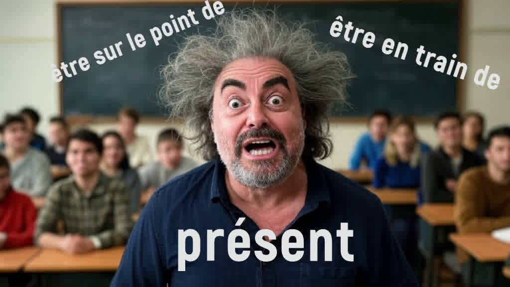 Настоящее время во французском языке, а также выражения être en train de, être sur le point de смотреть онлайн