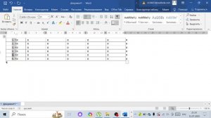 автонумерация строк и столбцов в word