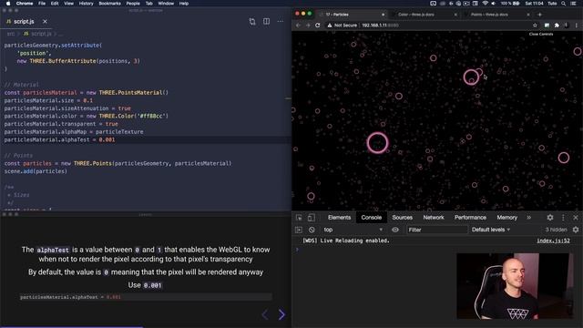 [Bruno Simong ] Three.js Journey 17 — Particles