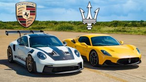 Кто победит в заезде： Porsche 911 GT3 RS или же Maserati MC20？
